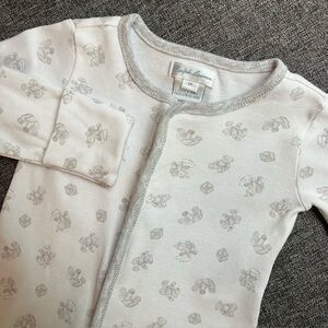 Ralph Lauren Baby Playtime Print Cotton Footed Coverall Footie Grey White 6M